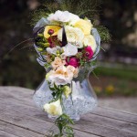 Převislá svatební kytice