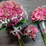 svatební kytice z Hortenzií